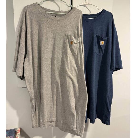 Two Carhartt 3XL Loose Fit Tshirts - Picture 1 of 2
